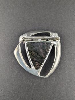 Obsidian Brosche